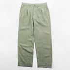 TOMMY BAHAMA 90年代 ヴィンテージ 2タック ワイド スラックス パンツ L ベージュ シルク RELAX FIT