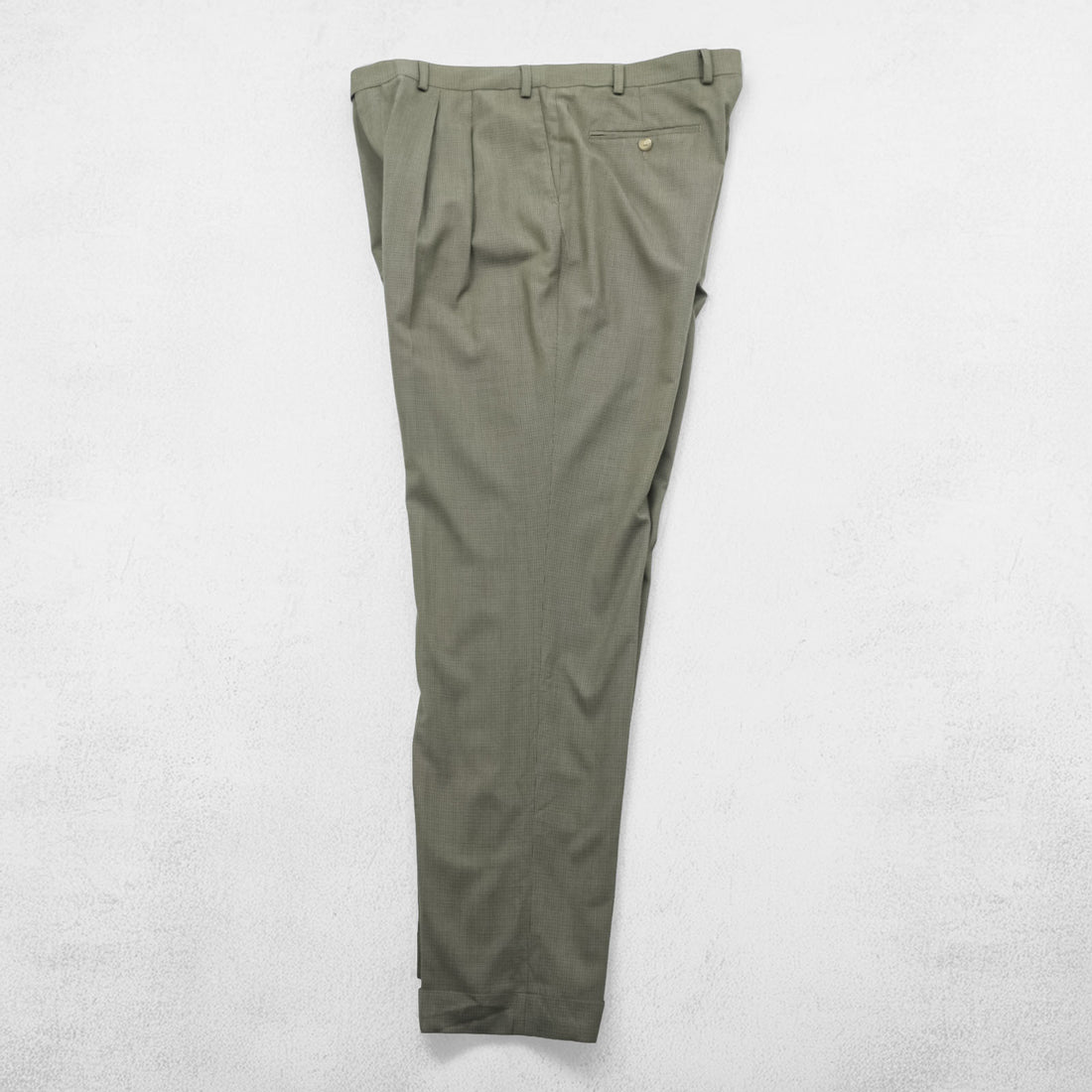 Ralph Lauren 90年代 2タック ワイド スラックス パンツ L ブラウン レーヨン WASHABLE