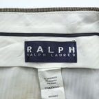 Ralph Lauren 90年代 2タック ワイド スラックス パンツ L ブラウン レーヨン WASHABLE