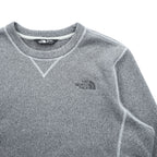 The North Face Crewneck Sweatshirt Grey L Embroidered Logo V-Stitch Pullover