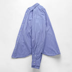 Polo Ralph Lauren 90s Classic Fit Horizontal Striped Shirt XL Blue STANTON Small Pony Embroidery