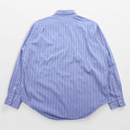 Polo Ralph Lauren 90s Classic Fit Horizontal Striped Shirt XL Blue STANTON Small Pony Embroidery