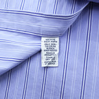 Polo Ralph Lauren 90s Classic Fit Horizontal Striped Shirt XL Blue STANTON Small Pony Embroidery