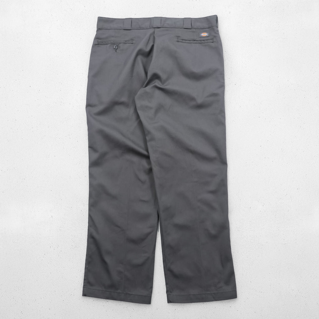 Dickies 874 オリジナルフィット チノパンツ L グレー コットン FLEX