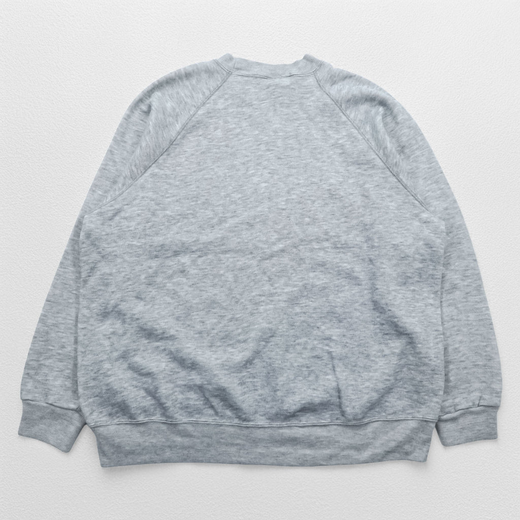 80年代 USA製 ヴィンテージ BW BASETT-WALKER スウェット トレーナー L グレー ラグラン コットン