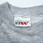 80年代 USA製 ヴィンテージ BW BASETT-WALKER スウェット トレーナー L グレー ラグラン コットン