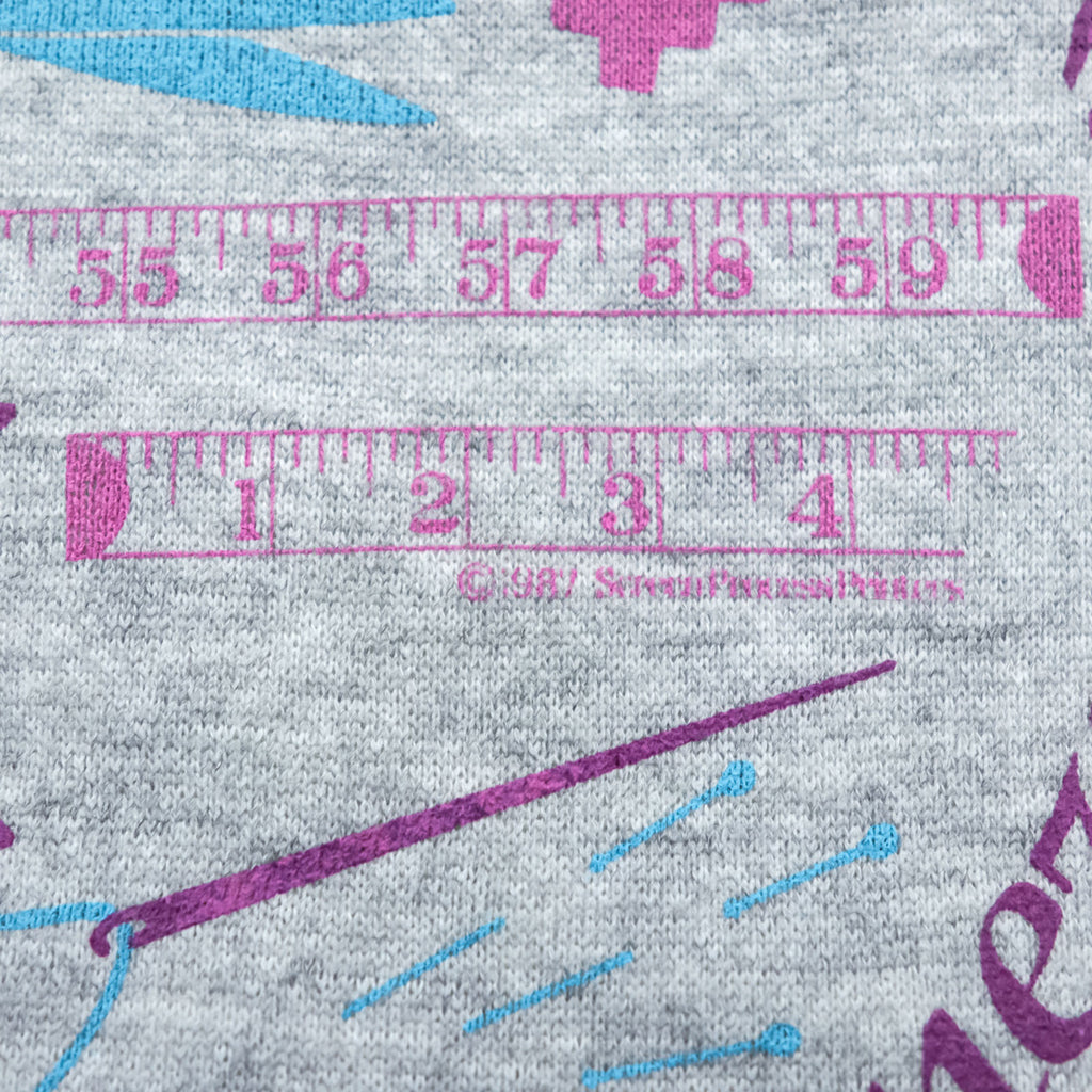 80年代 USA製 ヴィンテージ BW BASETT-WALKER スウェット トレーナー L グレー ラグラン コットン