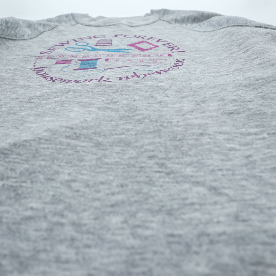 80年代 USA製 ヴィンテージ BW BASETT-WALKER スウェット トレーナー L グレー ラグラン コットン