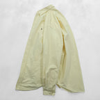 Ralph Lauren 90s Oxford button-down shirt, size XL and up, yellow, YARMOUTH logo, small pony embroidery.
