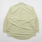 Ralph Lauren 90s Oxford button-down shirt, size XL and up, yellow, YARMOUTH logo, small pony embroidery.