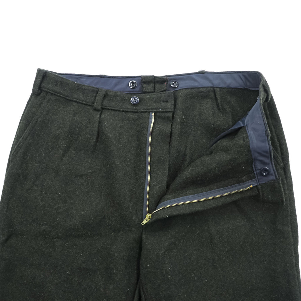 70s Vintage AJAK Norway Wool Knickerbocker Pants Dark Olive Model 487 Brumunddal Buckle Cuff
