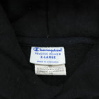 Champion Reverse Weave Hoodie, Size XL Black, Blue Tag, Reissue