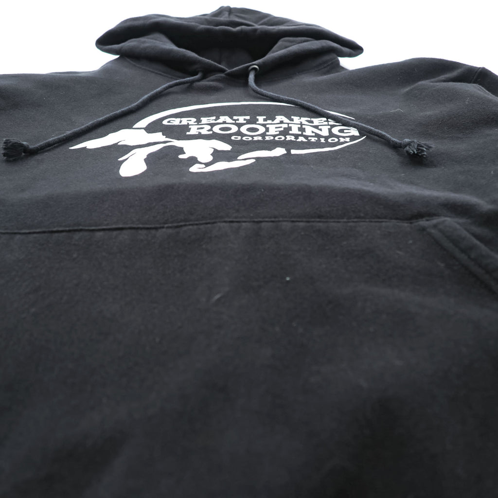 Champion Reverse Weave Hoodie, Size XL Black, Blue Tag, Reissue