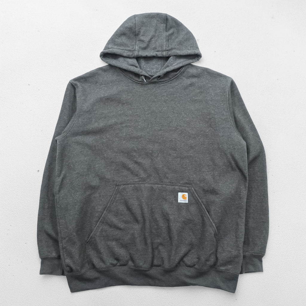 Carhartt Loose Fit Hoodie, Size L, Gray, Sleeve Logo, TS0288-M