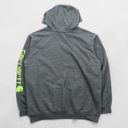 Carhartt Loose Fit Hoodie, Size L, Gray, Sleeve Logo, TS0288-M