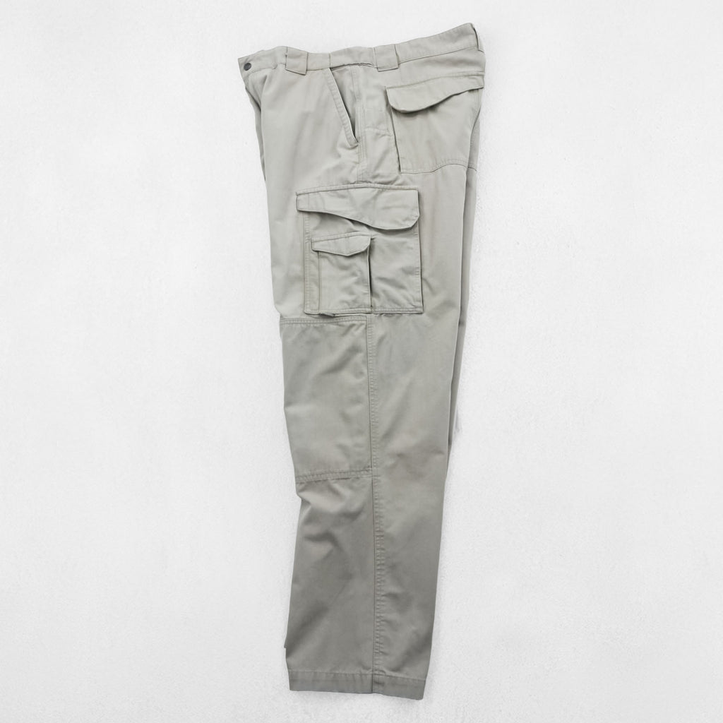 TRU-SPEC Double Knee Tactical Cargo Pants L Beige Military Cotton