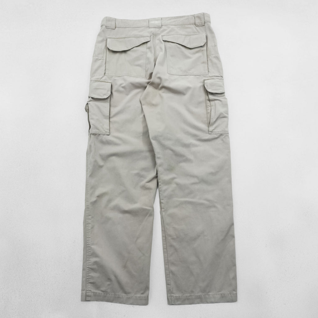 TRU-SPEC Double Knee Tactical Cargo Pants L Beige Military Cotton