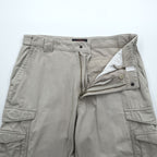TRU-SPEC Double Knee Tactical Cargo Pants L Beige Military Cotton