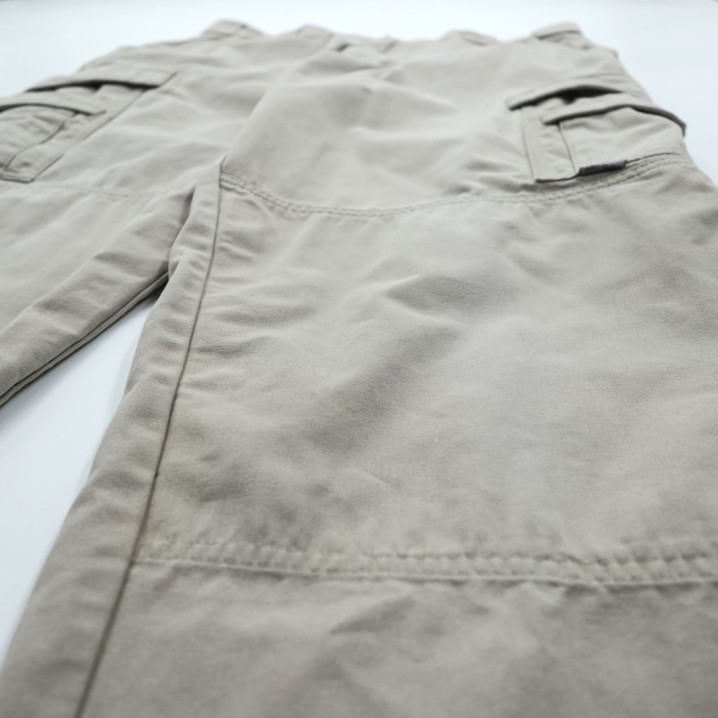 TRU-SPEC Double Knee Tactical Cargo Pants L Beige Military Cotton