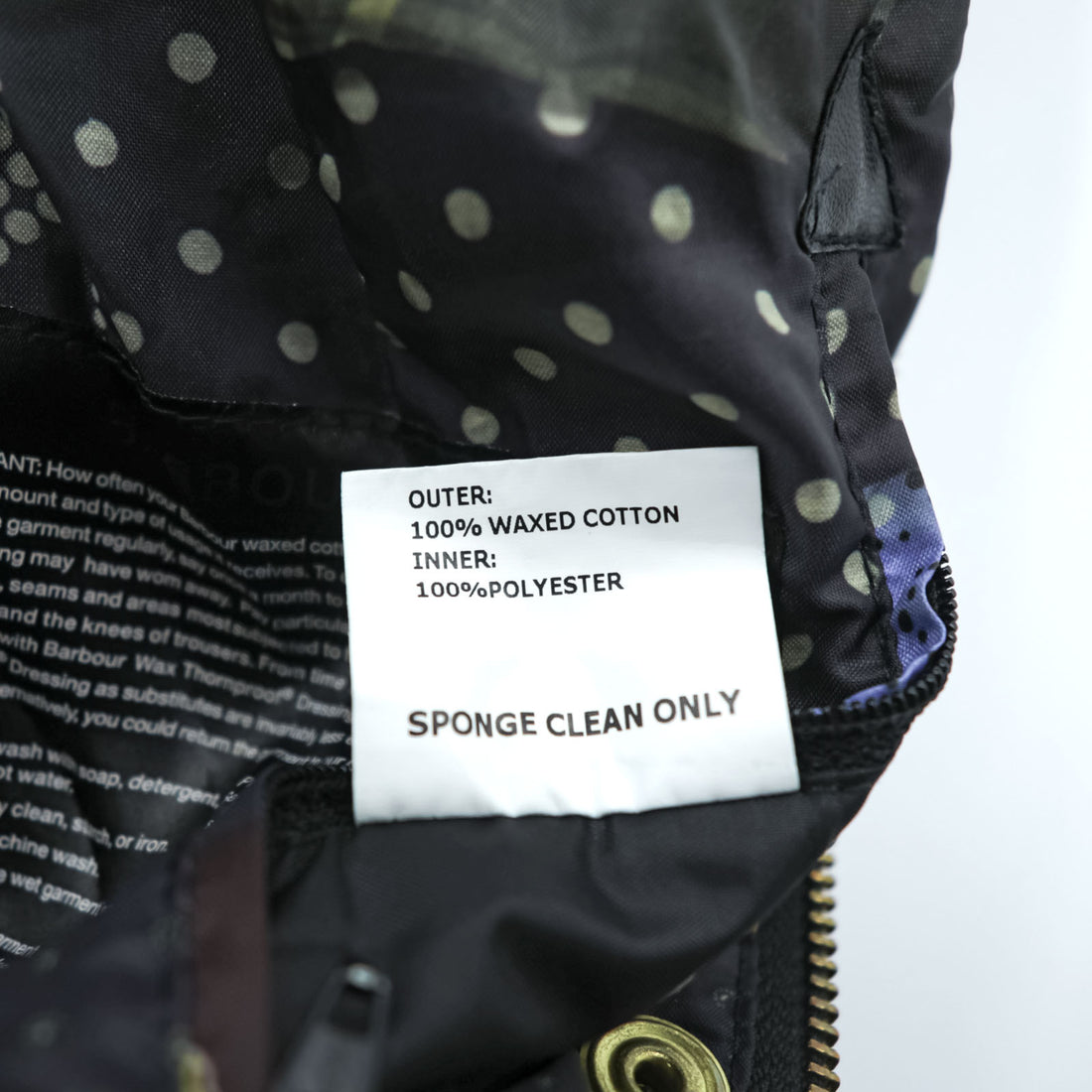 Barbour × Paul Smith INTERNATIONAL オイルド モーターサイクルジャケット S ワックスドコットン 襟コーデュロイ ベルト付 ダブルジップ エポレット