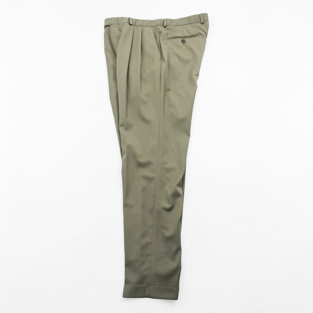 LAUREN RALPH LAUREN 90年代 カナダ製 2タック スラックス パンツ L ブラウン ウール