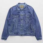 ARMANI JEANS 90年代 イタリア製 デニムジャケット Gジャン XL インディゴ ブルー ユーロヴィンテージ