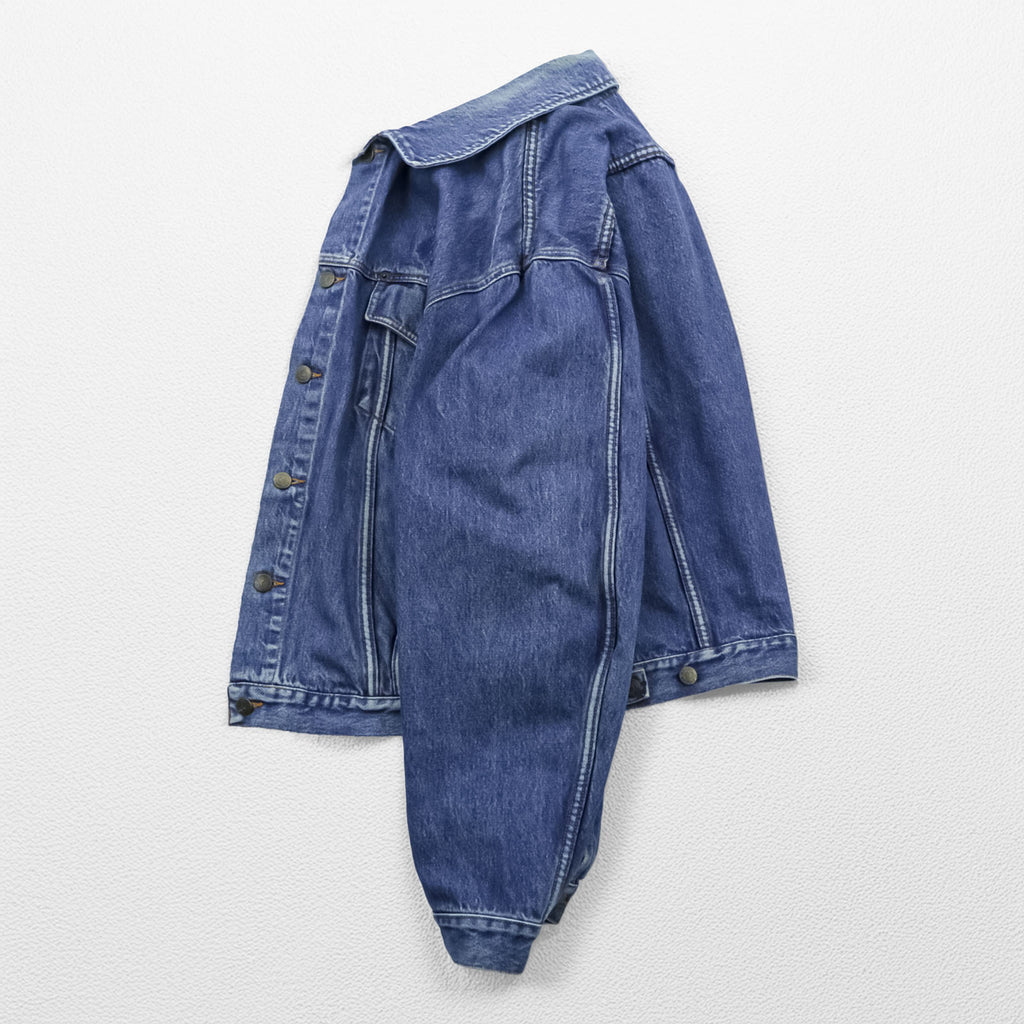 ARMANI JEANS 90年代 イタリア製 デニムジャケット Gジャン XL インディゴ ブルー ユーロヴィンテージ