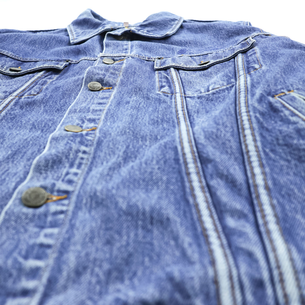 ARMANI JEANS 90年代 イタリア製 デニムジャケット Gジャン XL インディゴ ブルー ユーロヴィンテージ