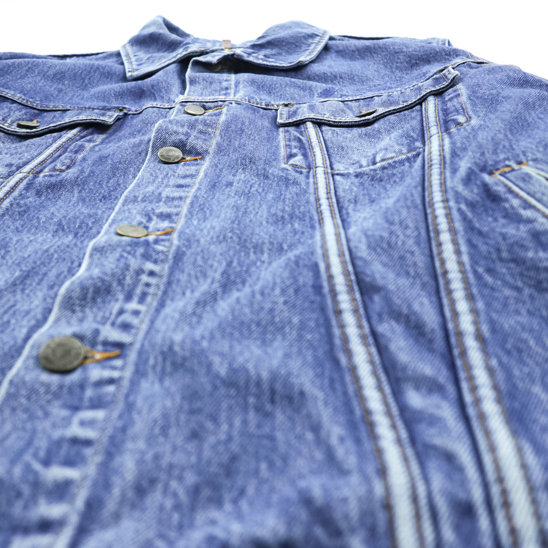 ARMANI JEANS 90年代 イタリア製 デニムジャケット Gジャン XL インディゴ ブルー ユーロヴィンテージ