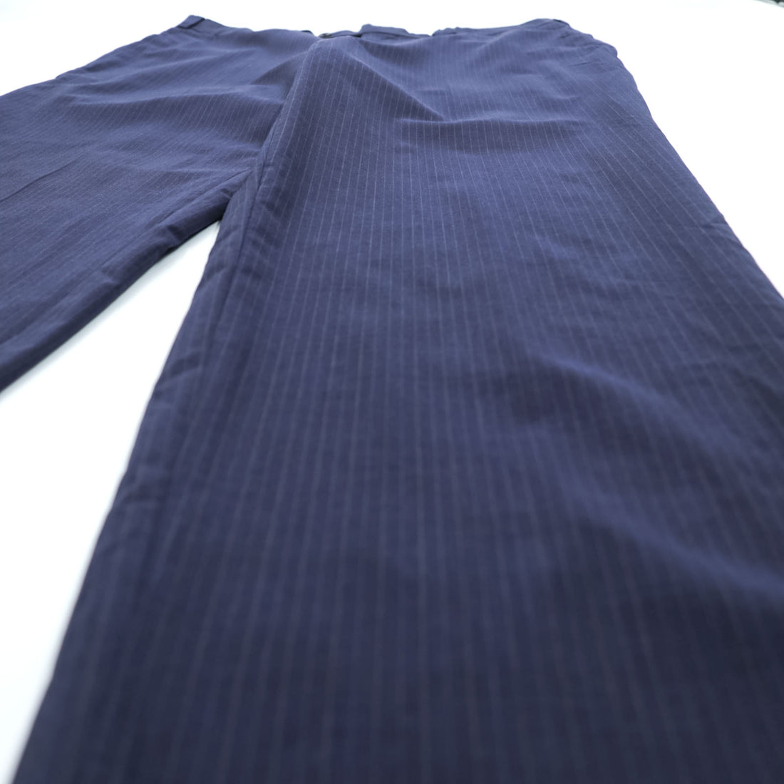 Brooks Brothers スラックス パンツ L ストライプ ネイビー REGENT BROOKS COOL