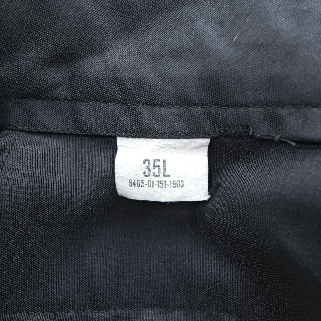 90年代 US NAVY サービストラウザー ドレスパンツ ワイド スラックス L ブラック ミリタリー NSN8405-01-151-1903