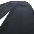 90年代 US NAVY サービストラウザー ドレスパンツ ワイド スラックス L ブラック ミリタリー NSN8405-01-151-1903