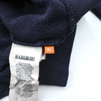 NAPAPIJRI Pullover Hoodie XL Navy Cotton Kangaroo Pocket
