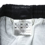 Umbro Track Pants Jersey XL Black Side Stripe Hem Zip Nylon