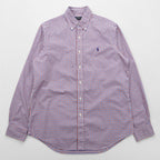 Polo Ralph Lauren Button-Down Shirt M Plaid Tricolor Small Pony Embroidered Logo