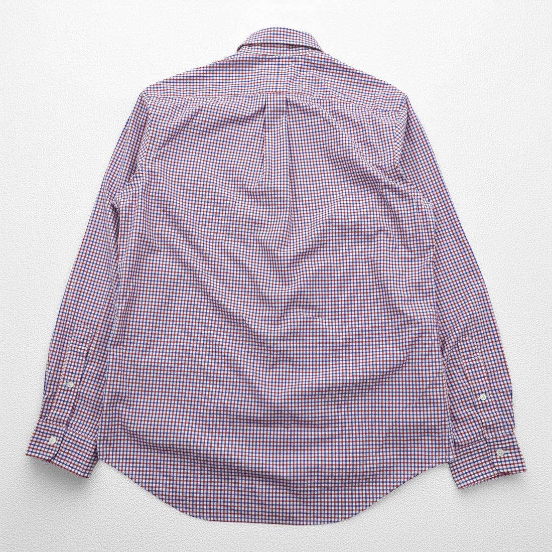 Polo Ralph Lauren Button-Down Shirt M Plaid Tricolor Small Pony Embroidered Logo