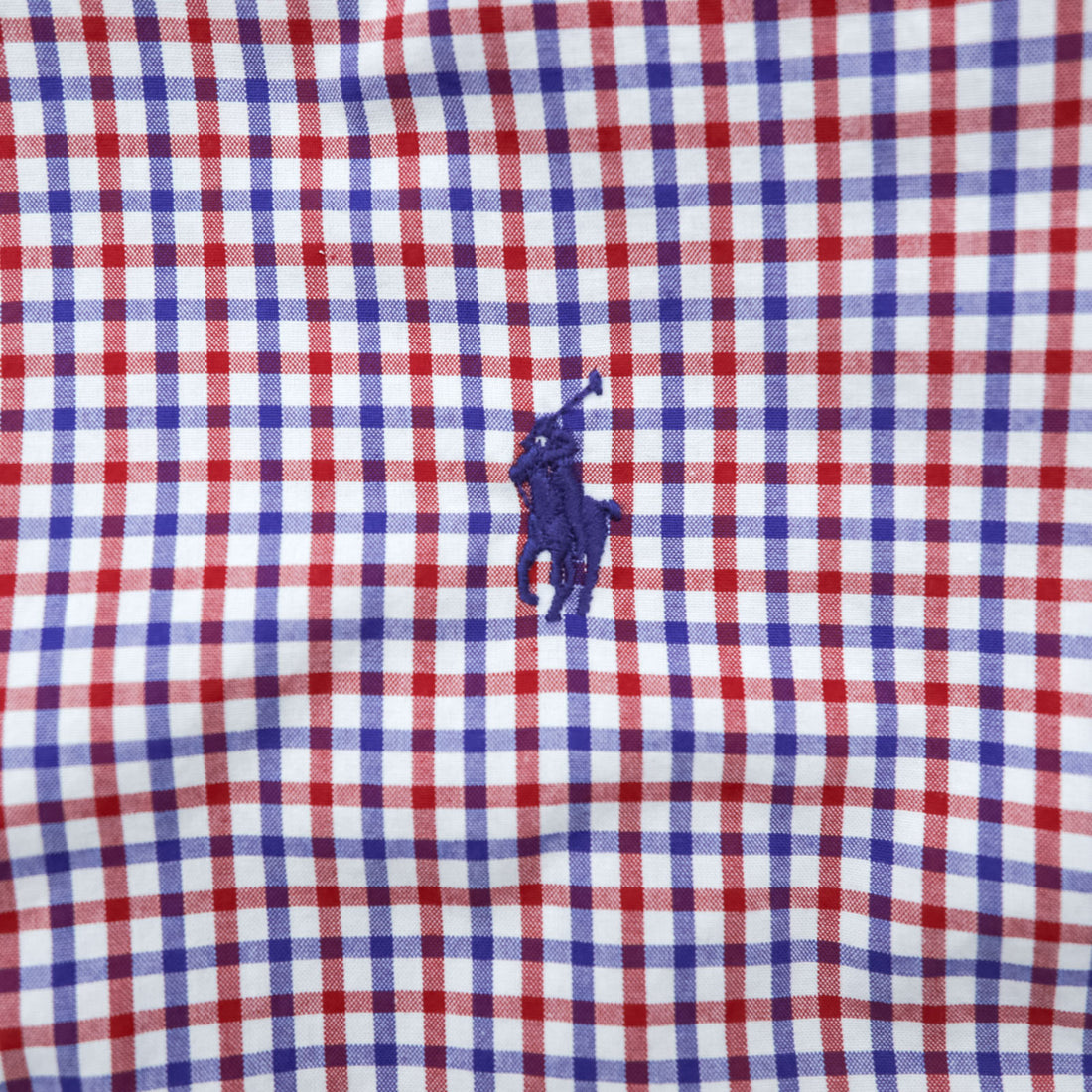 Polo Ralph Lauren Button-Down Shirt M Plaid Tricolor Small Pony Embroidered Logo
