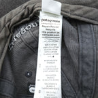 Patagonia コーデュロイ キャップ FREE グレー スナップバック ワンポイントロゴ 33535