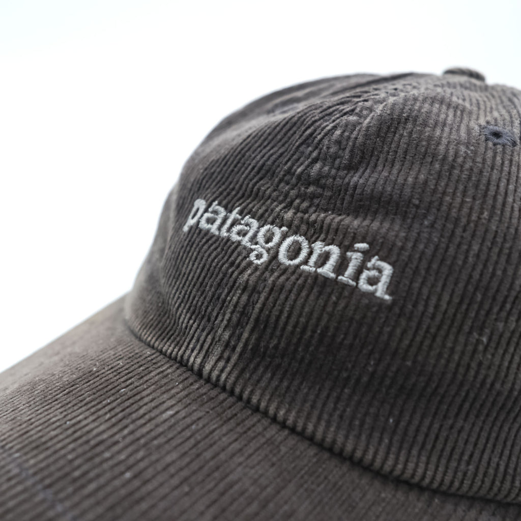 Patagonia コーデュロイ キャップ FREE グレー スナップバック ワンポイントロゴ 33535