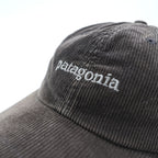 Patagonia コーデュロイ キャップ FREE グレー スナップバック ワンポイントロゴ 33535