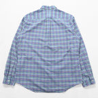 Ralph Lauren Button-Down Shirt L Plaid Blue Small Pony Embroidered Logo