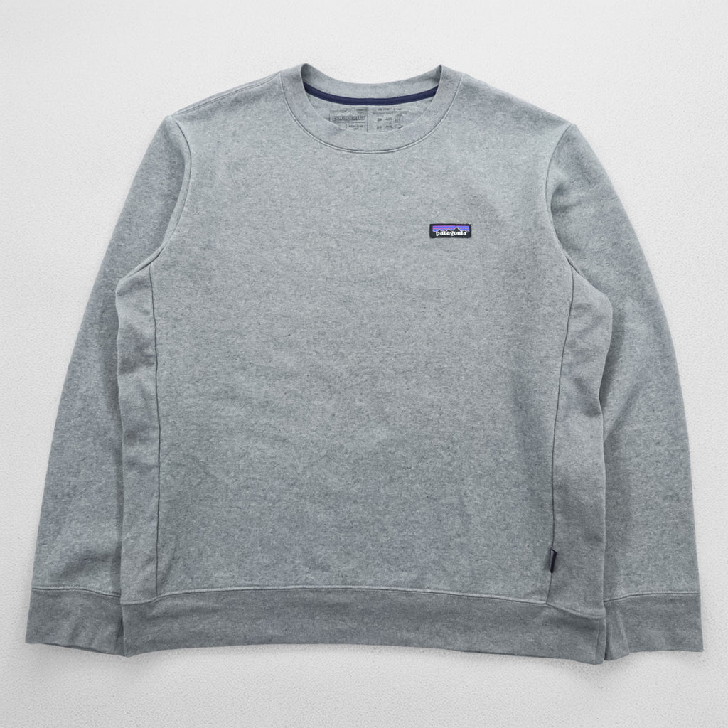 Patagonia P-6 Label Uprisal Crew Sweatshirt M Gray 39627