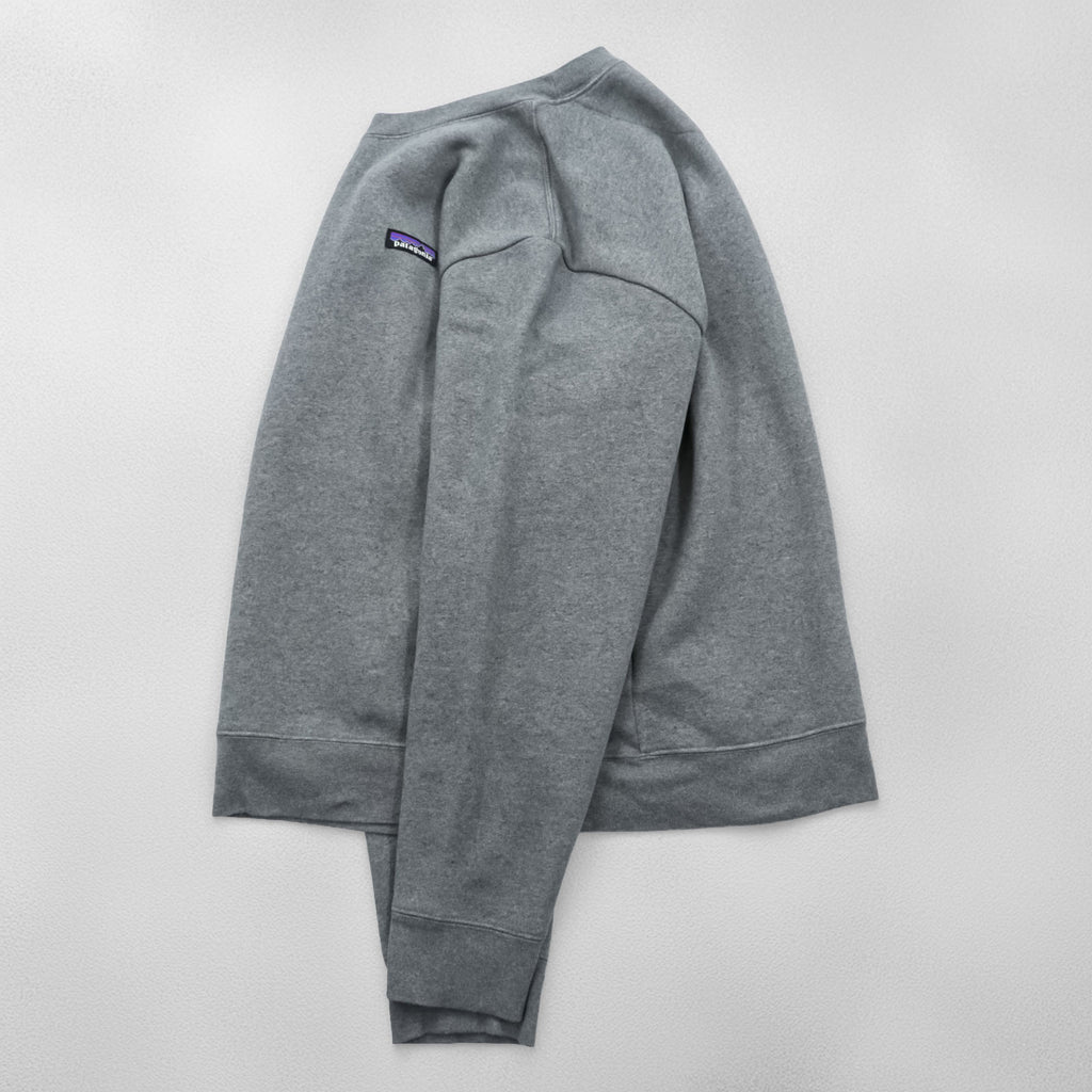 Patagonia P-6 Label Uprisal Crew Sweatshirt M Gray 39627