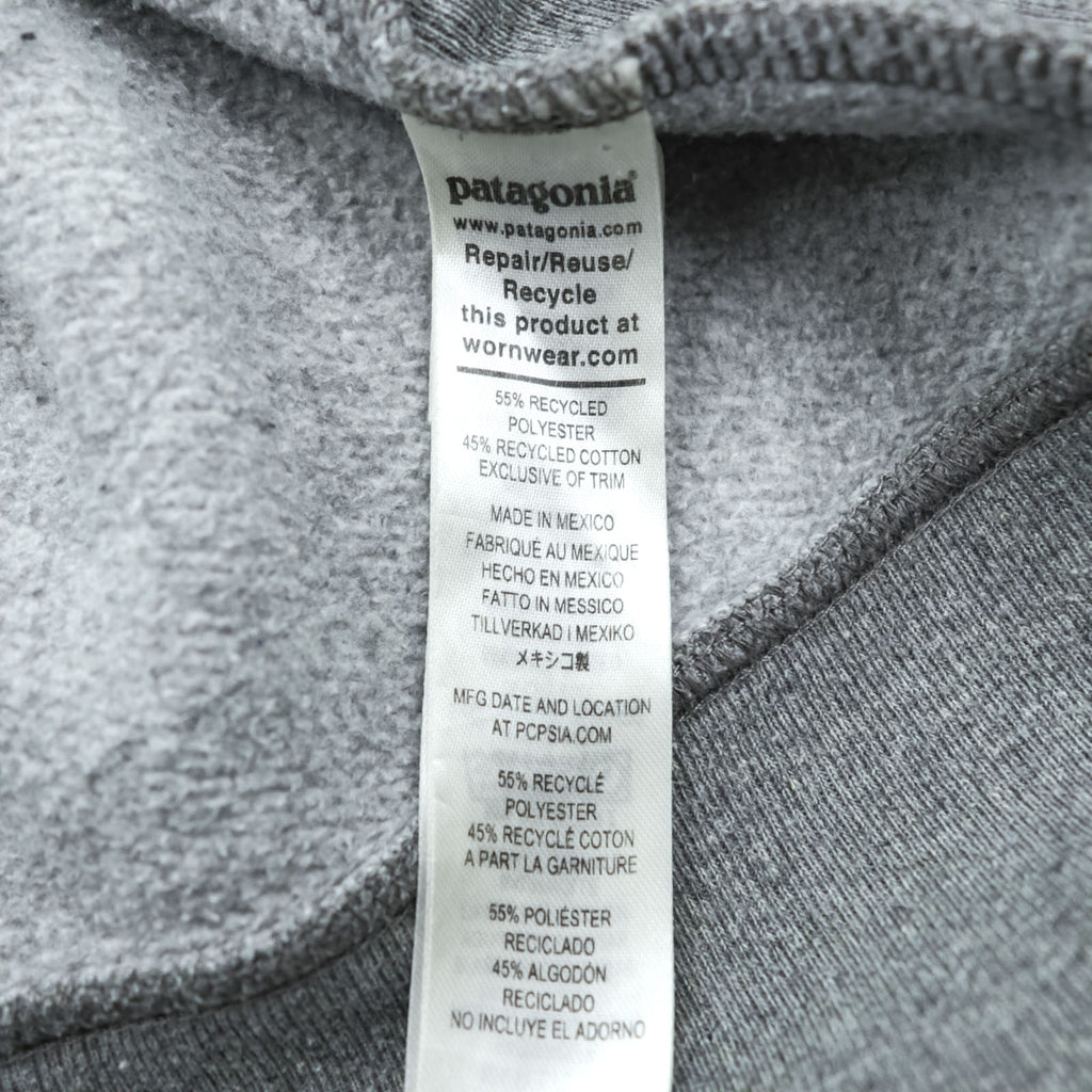 Patagonia P-6 Label Uprisal Crew Sweatshirt M Gray 39627