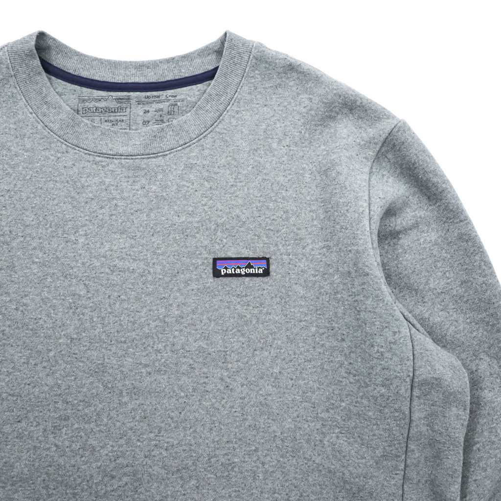 Patagonia P-6 Label Uprisal Crew Sweatshirt M Gray 39627