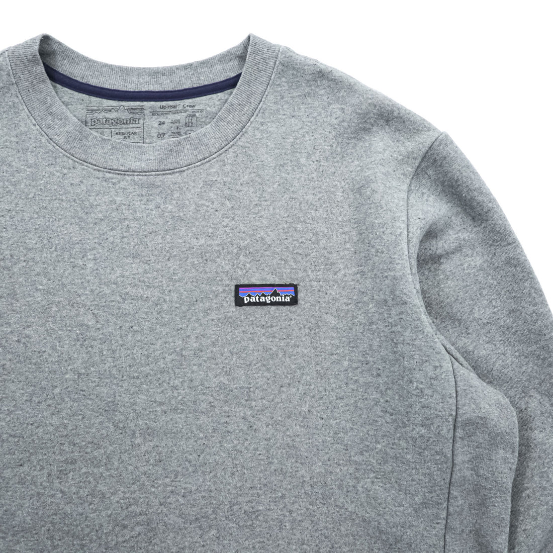Patagonia P-6 Label Uprisal Crew Sweatshirt M Gray 39627
