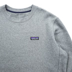 Patagonia P-6 Label Uprisal Crew Sweatshirt M Gray 39627