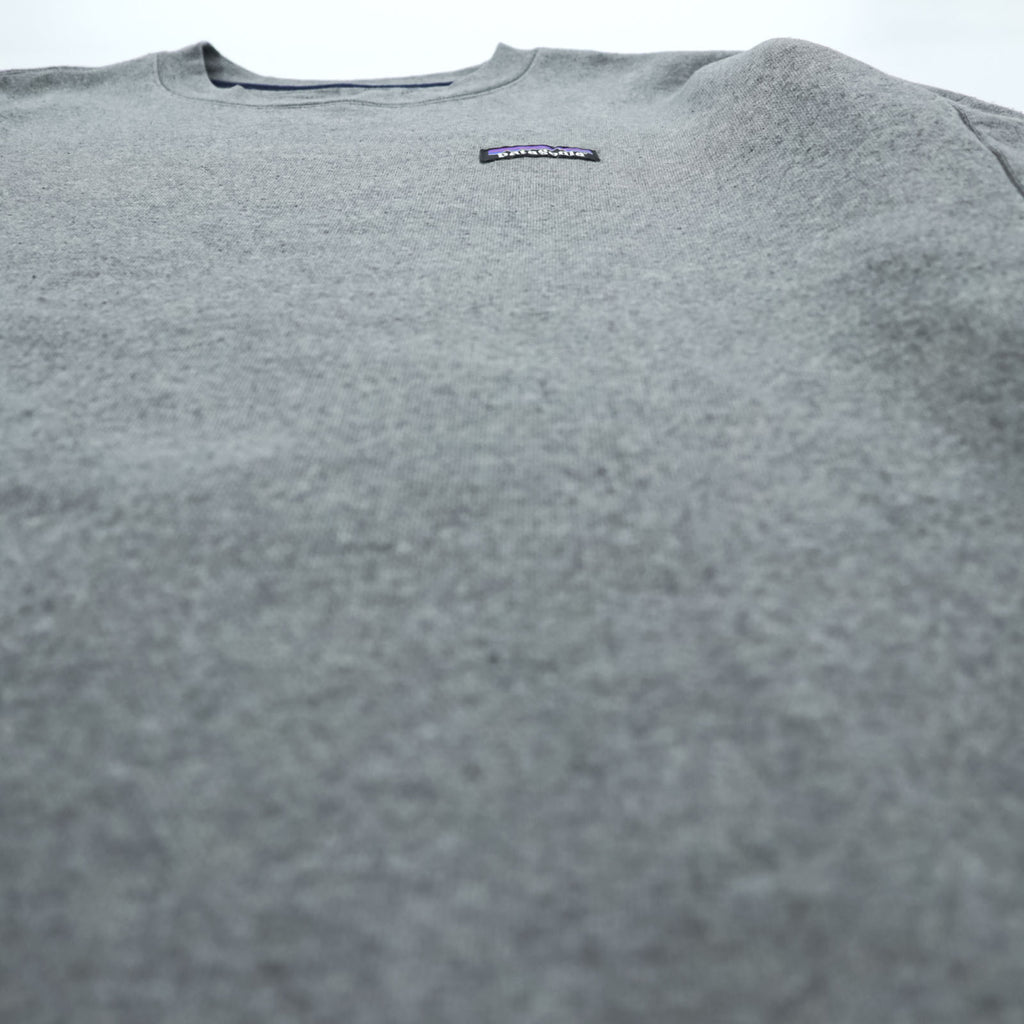 Patagonia P-6 Label Uprisal Crew Sweatshirt M Gray 39627