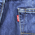 Levi's 501 デニムパンツ ジーンズ L インディゴ ストレート レザーパッチ ボタンフライ 00501-1310 ポーランド製
