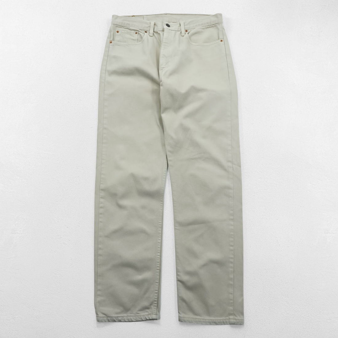 Levi's 90年代 615-02 オレンジタブ デニムパンツ ジーンズ L アイボリー 生成り 6150225 ユーロリーバイス